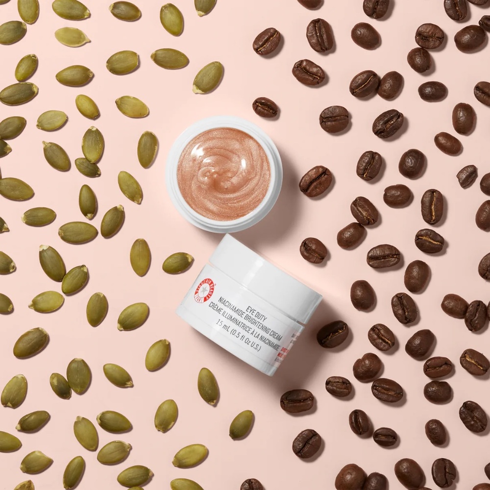 Lot 2pc New FAB FIRST AID BEAUTY Eye Duty Niacinamide Brightening Cream 15ml